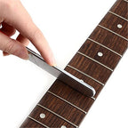 Guitar Luthier Tool Set, Fret Rubber Hammer, Fret Crowning File, Fret Leveling Beam Sanding Leveler Beam, Fret Rocker, Fingerboard Guards, String Spreaders for Guitar Bass