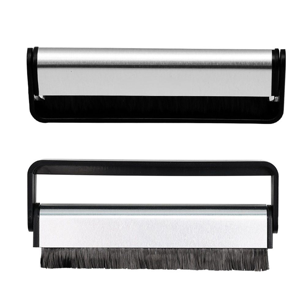 Vinyl Record & Stylus Cleaning Kit with 2-in-1 Anti-Static Carbon Fiber & Soft Velvet LP Brush and Stylus Brush (VB52)
