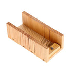 Wooden Soap Cutting Box, Soap Cutter Adjustable Wood Soap Slicer Cutting Tool Trimming for DIY Handmade Soaps Making Candles Trimming,