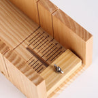 Wooden Soap Cutting Box, Soap Cutter Adjustable Wood Soap Slicer Cutting Tool Trimming for DIY Handmade Soaps Making Candles Trimming,