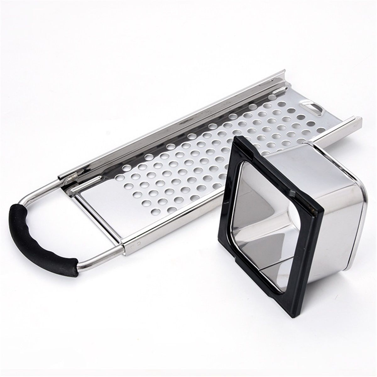 Spaetzle Maker, Premium Grade Stainless Steel Spaetzle Press, Efficient Homemade Spaetzle and Knoepfle, Dishwasher Safe Spaetzle Noodle Maker with Comfort Handle for Pots Up to 30 CM