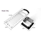 Spaetzle Maker, Premium Grade Stainless Steel Spaetzle Press, Efficient Homemade Spaetzle and Knoepfle, Dishwasher Safe Spaetzle Noodle Maker with Comfort Handle for Pots Up to 30 CM