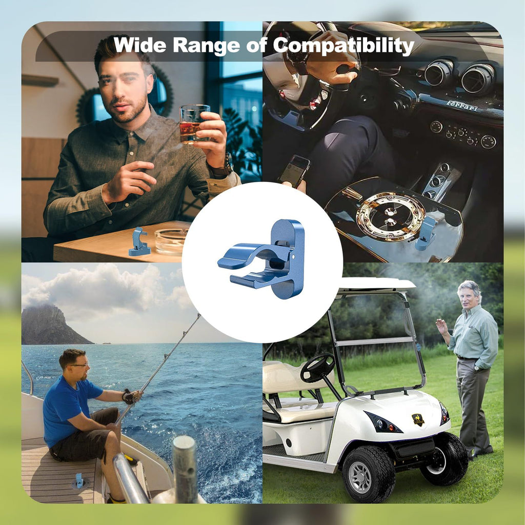 Magnetic Golf Holder Clip for Golf Cart Aluminum Alloy Stand Clip Hold 30-60 Rings Golf Gifts for Golfers