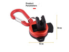 2pcs Fishing Rod Clip, Wearable Fish Rod Holder， Fly Fishing Pole Holder Pole Clips Fly Fish Accessories