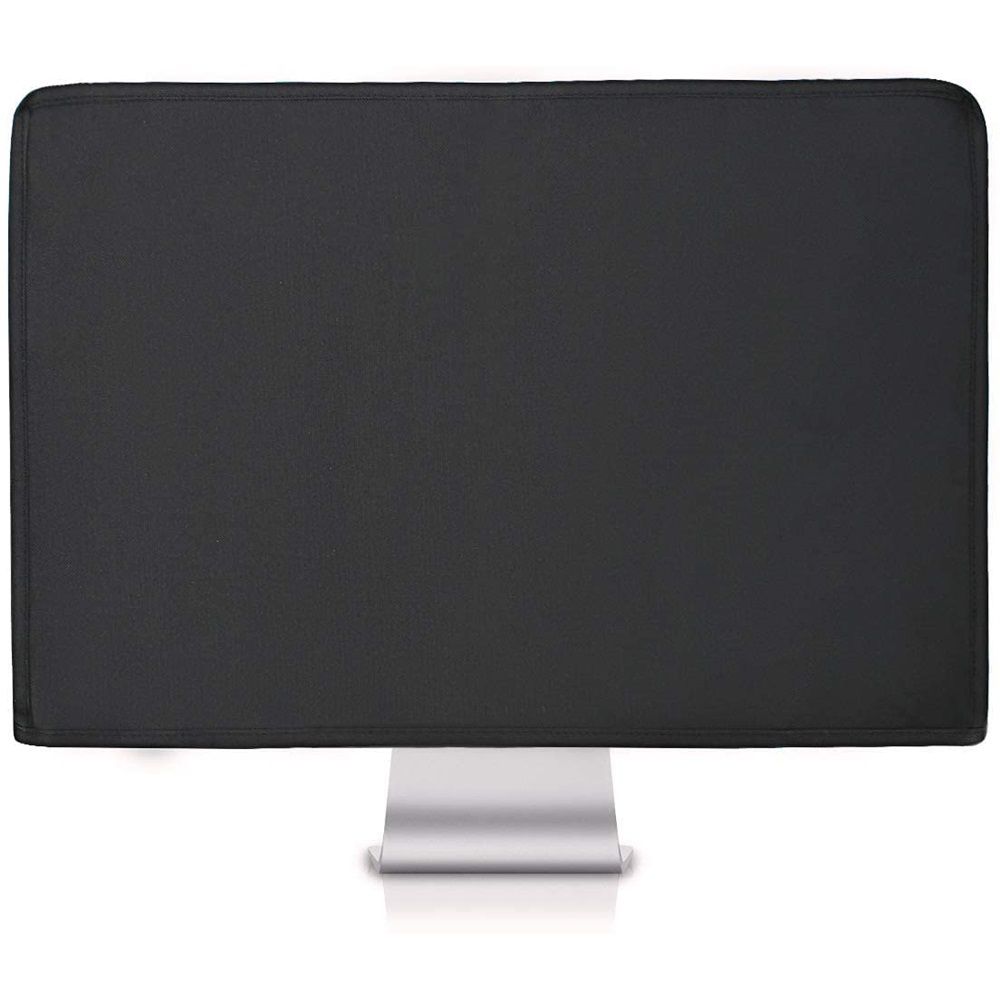 Monitor Dust Cover  Anti-Static Dustproof Panel Case Computer Screen Protective Sleeve Compatible with Desktop and TV, Black