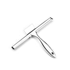 All-Purpose Shower Squeegee for Shower Doors, Bathroom, Window and Car Glass - Stainless Steel, （Scraper+Square Adhesive Hook）