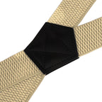 3.8cm four clip heavy-duty work shoulder strap X-shaped invisible back strap adjustable back strap beige