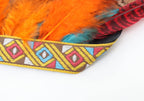 Peacock Feather Headband Headpiece Fascinator Headdress   Cosplay Headwear Stage photography runway props（55-60CM）