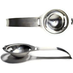 2pcs Egg separators, egg white and yolk separator, stainless steel, health and safety, separator, kitchen gadgets,egg separator for raw eggs（304 Stainless Steel ）