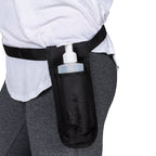 Essential oil bottle sorting bottle storage bag Aromatherapy liquid shower gel bag Massage technician tool waist bag（Black single tube）