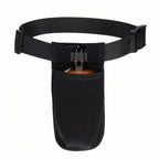 Essential oil bottle sorting bottle storage bag Aromatherapy liquid shower gel bag Massage technician tool waist bag（Black single tube）