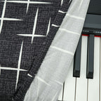Piano Dust Cover Weighted Keyboard Small Keyboard Piano Covers Waterproof Locking Clasp Keep It From Dust and Dirt （Medium size piano case）