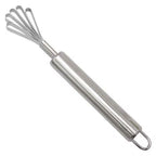 Stainless Steel Coconut Meat Scraper Grater, Multi-Purpose Fish Skin Scale Planer Peeler Remover for Kitchen（4Pack）