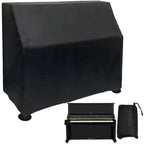 Upright Piano Cover-Black Piano Cover-Pet Paw Protector-Waterproof, Dustproof, Sunproof-Reusable Washable Piano Full Cover（420D：153*60*110cm black）
