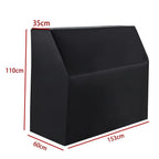 Upright Piano Cover-Black Piano Cover-Pet Paw Protector-Waterproof, Dustproof, Sunproof-Reusable Washable Piano Full Cover（420D：153*60*110cm black）