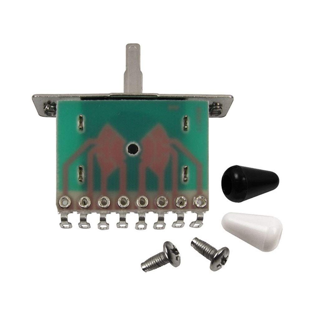 3 pack 5-Way Guitar Blade Switch Pickup Selector for Import  Style Electric Guitar, for Accessories Parts (Color: Green)