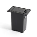 2 Set Black Guitar Pickup Battery Box,Battery Guitar Case,Acoustic Guitar Pickup Parts,Case Holder Replacement ,Pickup Shell Cover Installed on Guitar Bass with 9V Battery Box (only Battery Boxs)