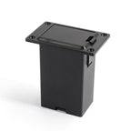 2 Set Black Guitar Pickup Battery Box,Battery Guitar Case,Acoustic Guitar Pickup Parts,Case Holder Replacement ,Pickup Shell Cover Installed on Guitar Bass with 9V Battery Box (only Battery Boxs)