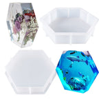 Large Resin Silicone Mould Hexagon Silicone Mold Epoxy Resin Crystals Silicone Moulds for Flowers Preservation, Resin Casting, DIY Wedding, Home Decoration