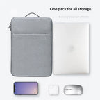 14-15 inch Tablet Sleeve Bag Carrying Case Oxford cloth cover, for Outdoor Use Fits Accessories Tablets Versatile Carrying Bag Handle for Men