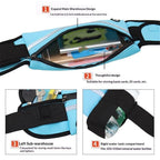 Running Belt for Women and Men, Money Belt and Running Fanny Pack, Hiking Fanny Pack, Holder for Cell Phone, Money, and Keys, Adjustable Belt Pouch fits Most Phone and Waist Sizes
