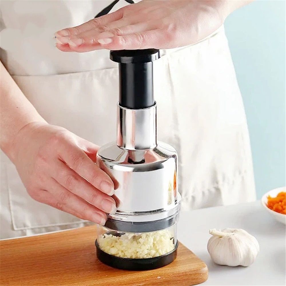 Onion Chopper, Hand Vegetable Chopper, Onion Press Chopper, Stainless Steel Manual Food Chopper, For Kitchen