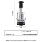 Onion Chopper, Hand Vegetable Chopper, Onion Press Chopper, Stainless Steel Manual Food Chopper, For Kitchen