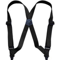 Men's Elastic Side Plastic Clip Compliant Suspenders, Wide Side Clip Adjustable Airport Friendly With Plastic Clip