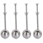 4 Pcs Stainless Steel Tea Infuser Tea Strainer Sugar Flour Sifters Powdered Sugar Shaker Duster Filters Tea Interval Diffuser for Loose Leaf, Spices, Seasonings(Spherical)