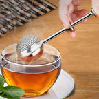 4 Pcs Stainless Steel Tea Infuser Tea Strainer Sugar Flour Sifters Powdered Sugar Shaker Duster Filters Tea Interval Diffuser for Loose Leaf, Spices, Seasonings(Spherical)
