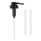 2 pack Oyster Sauce Dispenser Pump – Squeeze Pump for Soy Sauce, Chili Oil, Ketchup, Tomato Paste, Condiments – Reusable Kitchen Tool for Bottles (black)