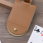 2 pack Travel Cribbage Board Game Set, Portable Cribbage Boards Unique Track Cribbage Board, Foldable PU Mini Cribbage Board
