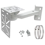 Dome Camera Bracket, Wall Ceiling Mount for Security Dome Cameras, Wall Mount,Corner (Vertical Pole Bracket+Hoop 7.8 in )