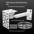 Dome Camera Bracket, Wall Ceiling Mount for Security Dome Cameras, Wall Mount,Corner (Vertical Pole Bracket+Hoop 7.8 in )