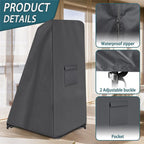 Inversion Table Cover - Dustproof and Waterproof Inversion Equipment Protection Covers (47" L X 28.3" W X 63" H) - Keep Your Inversion Table Safe from Dirt and Scratches（Only cover）