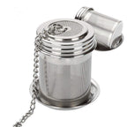 2 pack Tea Infusers for Loose Tea, Extra Fine Mesh Tea Strainers, Stainless Steel Loose Leaf Tea Steeper Tea Diffusers with Extended Chain Hook and Drip Tray