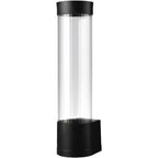 Cup Dispenser, Water Cooler Pull Type Cup Holder Fits 5oz - 7oz Cone or Flat Bottom Cups,14" Tube Length Black
