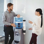 Cup Dispenser, Water Cooler Pull Type Cup Holder Fits 5oz - 7oz Cone or Flat Bottom Cups,14" Tube Length Black