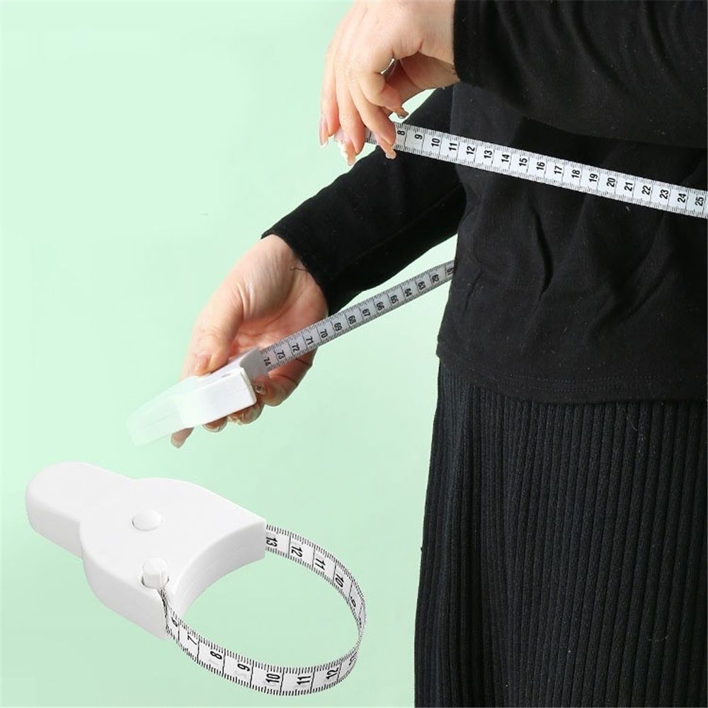 2 pack Retractable Tape Measure Tape Accurate 150cm / 60in Tape Measure Metric Body Tape, for Body: Waist, Hip, Bust, Arms, and More