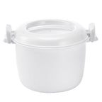 Microwave Rice Cooker - Non-Stick Microwave Steamer, 1.8L Container Perfect for Small Kitchens, Dorms, Singles & Quick Meals (1.8L)