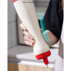 2 pack Premium Pancake Pen - Batter Squeeze Bottle for Perfect Pancake Designs | Easy-to-Clean Pancake Batter Dispenser with Drip-Free Valve | Ideal for Pancakes, Waffles, and Baking Needs（red）