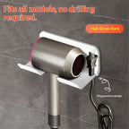 Hair Dryer Holder, Blow Dryer Holder Wall Mounted Compatible with Hair Dryer, Hair Dryer Organizer Dyson Hair Dryer Wall Mount