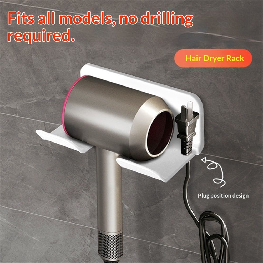 Hair Dryer Holder, Blow Dryer Holder Wall Mounted Compatible with Hair Dryer, Hair Dryer Organizer Dyson Hair Dryer Wall Mount