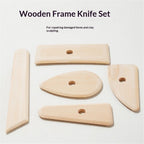 2 set DIY Ceramic Tools Art Tools Potters Rib for Pottery/ Sculpting/ Ceramic/ Polymer Clay Carving Modelling Using