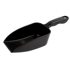PP Plastic Utility Ice Scoop. black, Multipurpose Large Scooper for Everyday Tasks in Greenhouse, Garden & Home
