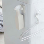 1 set 2 pcs Magnetic Laundry Basket Holder, White, Float, Organize, Organize Bathroom, Kitchen, Entryway, Doors, Cabinets on Smooth Surfaces