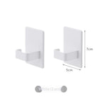 1 set 2 pcs Magnetic Laundry Basket Holder, White, Float, Organize, Organize Bathroom, Kitchen, Entryway, Doors, Cabinets on Smooth Surfaces