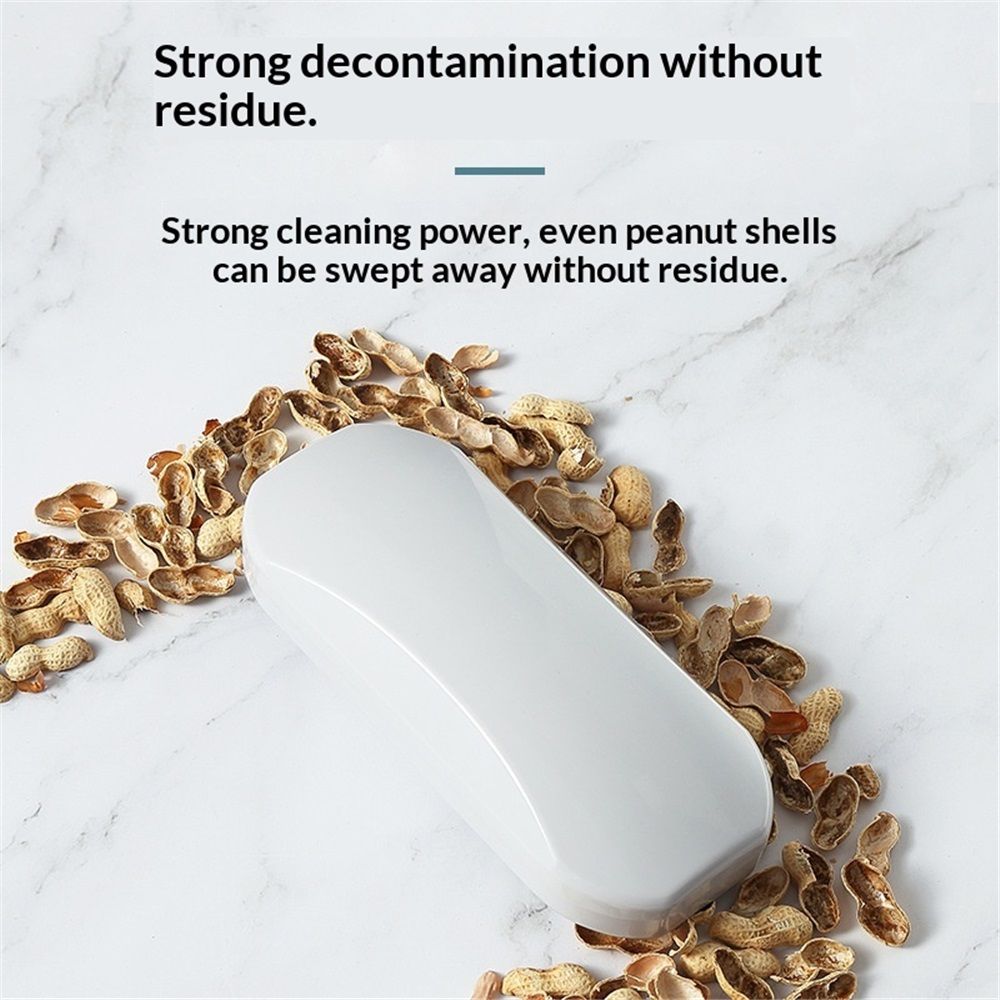 2 pack Handheld Crumb Sweeper, Carpet Sweeper Cleaner with Garbage Collection Nutshell Soft Debris Collector, Reusable Table Sweeper for Table, Mat, Bed Sheets, Sofas