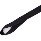 Unisex Adjustable Shirt Garters - Stirrup Shirt Stays - Keeps Shirts Tucked in All Day - Easy-to-Wear Garter Straps with Foot Loop - Black