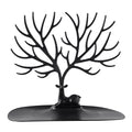2 pack Little Deer Earrings Necklace Pendant Bracelet Jewelry Display Stand Tray Tree Storage Racks Organizer Holder, Black（Only jewelry rack）